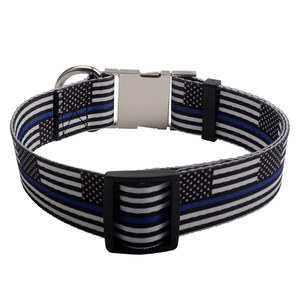 Collar de perro de poliéster de nailon de lujo ajustable Turkiye personalizado de la mejor calidad, correas para mascotas de fábrica con estampado personalizado de plumas - Product Image 3