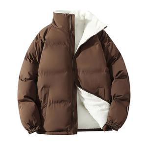 Chaqueta de invierno de alta calidad para hombre, abrigo de pato blanco a prueba de viento, cálido, para viajes, Camping, nuevo, grueso, Color sólido, cuello levantado - Product Image 2