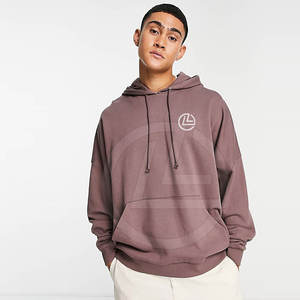 Sweat à capuche surdimensionné pour hommes avec poche avant et sweat à capuche chaud et décontracté pour hommes - Product Image 1