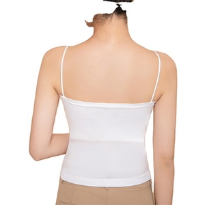 Top Deportivo de Seda de Hielo Sólido, Sin Costuras, con Relleno en el Pecho, Sexy, para Yoga, Transpirable, Antibacteriano, de Secado Rápido, para Mujer - Product Image 2