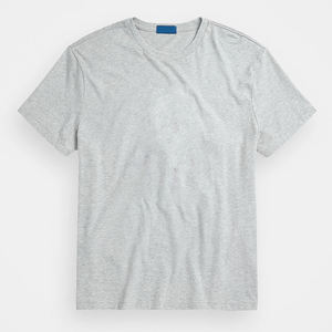 เสื้อยืดออกกำลังกายผ้าฝ้ายแท้ 100% เนื้อหนา ทรงปกติ ไหล่ตก คอกลม แขนสั้น ระบายอากาศได้ดี แห้งเร็ว เป็นมิตรกับสิ่งแวดล้อม - Product Image 1