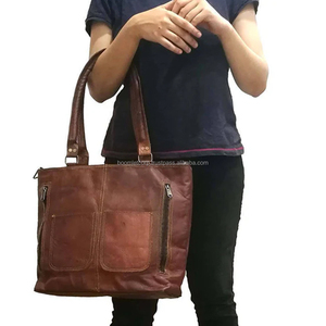 Bolso de mano de cuero genuino de grado superior de mejor diseño clásico con diseño premium de la mejor calidad bolsos de mano de cuero cómodos para mujer - Product Image 2