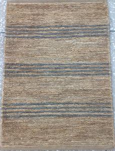 Alfombra duradera tejida a mano de yute y algodón a rayas, alfombrilla Bohemia ecológica para decoración del hogar Natural, alfombras Sumac - Product Image 2