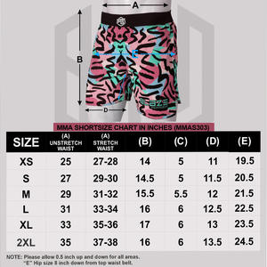 Short unisexe pour homme pour l'entraînement de boxe et de MMA sans GI avec motif imprimé par sublimation Design personnalisé Taille et style - Product Image 6