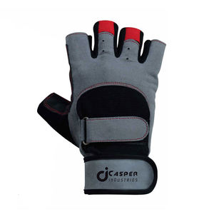 CASPER INDUSTRIES Professional Leather <b>Weight</b> Lifting <b>Gloves</b> for Men Women Gym Workout Use Customizable Color Logo High Quality - Product Image 2
