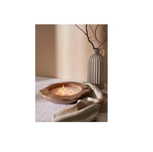 Portavelas de masa de madera para Ventas de Fábrica y cuencos de vela de masa de madera decorativos para artículos decorativos para el hogar - Product Image 6