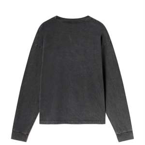 100% Camiseta de algodón Venta al por mayor Nuevo 100% Algodón Cuello redondo Color sólido Camisetas de manga larga Impresión de logotipo personalizado - Product Image 2