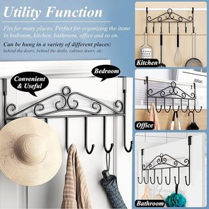 Colgador de hierro de primera calidad para la organización del hogar Acabado elegante resistente y duradero para dormitorios Armarios Áreas de lavandería y baños - Product Image 3