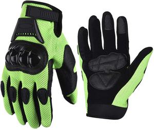 Gants de moto d'été en cuir de chèvre Gants de protection avec écran tactile pour motocross - Product Image 1