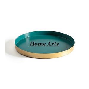 Ensemble de deux plateaux de service de tailles différentes avec une qualité supérieure Plateau de service en bois pour chocolats avec poignées en fer - Product Image 3