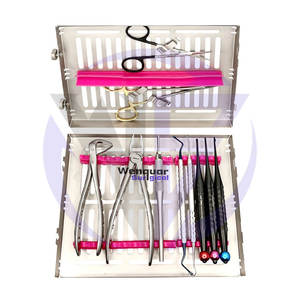 Atraumatic ชุดผ่าตัดทางทันตกรรมเครื่องมือดึงออกทางทันตกรรมเคลือบเส้นสีดำสำหรับการกำจัดฟันแบบอ่อนโยนด้วยตนเอง - Product Image 4