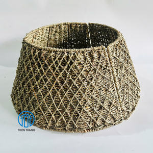 Beautiful Seagrass Christmas Tree Skirt Handwoven Seagrass Tree Collar Adds A Warm Organic Touch To Your Holiday Decorations - Product Image 1