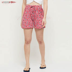 Short décontracté imprimé pour femme avec taille élastique et tissu doux pour l'été Short décontracté pour femme - Product Image 2