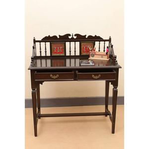 Bureau debout Royal Vintage de luxe moderne de haute qualité contemporain en bois naturel avec tiroir-Mobilier de bureau pour bureau d'étude - Product Image 4