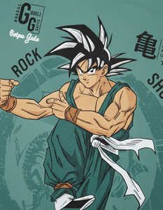 Camiseta de Anime en Oferta |   Camiseta con Estampado de Goku Saiyan Streetwear |   Camiseta extragrande con estampado de Dragon Ball Z para hombre - Product Image 2
