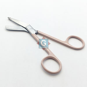 Tijera de vendaje Rosa personalizada OEM Enfermera Lister Tijeras de vendaje Instrumentos quirúrgicos manuales - Product Image 1