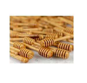 Cuillère à miel en bois au design élégant, manche en acrylique, pour table à manger, avec prix promotionnel - Product Image 1