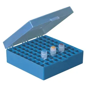 Boîte Cryo (PP) en polypropylène, boîte en plastique de haute qualité pour laboratoire de stockage crygénique boîte à flacons Cryo