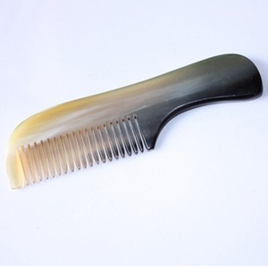 หวีฮอร์นธรรมชาติสำหรับใช้ในบ้านและร้านเสริมสวย - Product Image 1