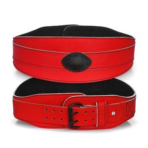 Equipo de fitness personalizado de 4 pulgadas de ancho unisex, cinturón de levantamiento de pesas de cuero transpirable, soporte de espalda al por mayor para entrenamiento de gimnasia - Product Image 1