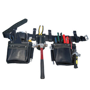 Sac à outils en cuir robuste de meilleure qualité, pochette en cuir véritable pour électricien - Product Image 2