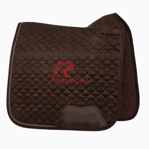 Almohadilla de sillín de caballo inglés al por mayor tela transpirable duradera de primera calidad forro suave diseño ecuestre cómodo - Product Image 5