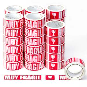Cinta Adhesiva de Papel Acrílico de 125 Metros x 48 mm para Embalaje y Marcaje de Mercancías y Objetos Frágiles y Delicados - Product Image 2