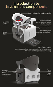 Sistema Profesional de Rehabilitación Postparto, Máquina de Terapia de Estimulación Eléctrica para Músculos del Suelo Pélvico y Extremidades, Fisioterapia - Product Image 2