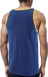 Chaleco Informal para Hombre, Servicio OEM, Tela Suave, Secado Rápido, Sin Mangas, para Gimnasio y Entrenamiento - Product Image 2