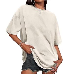 Camisetas Extra Grandes Vintage con Lavado Ácido para Mujer, Camiseta con Estampado Gráfico Personalizado, Corte Cuadrado, Talla Grande, Hombros Caídos, Camiseta Desteñida por el Sol - Product Image 1