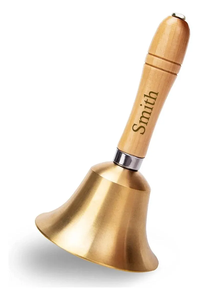 Fabricant de confiance Cloche à main traditionnelle en laiton pour les écoles, les temples et les maisons produisant un son clair et résonnant - Product Image 2