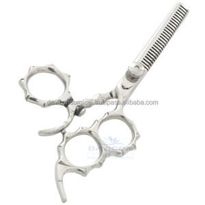 Ciseaux de coiffeur professionnels en acier inoxydable pour l'amincissement et la texturation des cheveux ciseaux manuels pour salon et usage domestique - Product Image 4