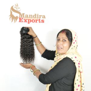 En gros 100% Double Trame Naturel Doux Bouclés En Vrac Vague Profonde Non Transformé Vierge Temple Humain Vietnamien Extensions De Cheveux Droite - Product Image 2