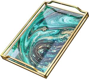 Bandeja DE SERVICIO DE HOTEL Plato Chapado en plata con base de metal para Navidad Sirviendo comida Restaurante Uso Plato Bandeja - Product Image 2