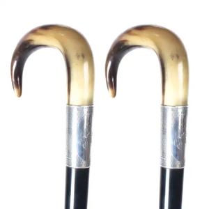 Natural Buffalo Horn <b>Walking</b> <b>Stick</b> Perfect <b>for</b> Daily Use <b>Men</b> Gifts Design & Stylish Cane <b>for</b> Outdoor Support by tradebit - Product Image 4