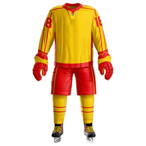 Nouvelle tenue de hockey sur glace classique pour hommes, manches longues, costume de hockey pour hommes, impression par sublimation, vêtements de sport pour hommes - Product Image 6