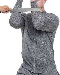 Camisa de resistencia al corte Polietileno + Fibra de vidrio + Material de poliéster Protección anticorte para uso en la industria del acero de la fábrica de vidrio - Product Image 5