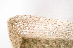 New Arrived Vintage Storage Rectangle Seagrass <b>Basket</b> <b>Large</b> Home Decor Interior Beautiful Option Made in Viet Nam - Product Image 6