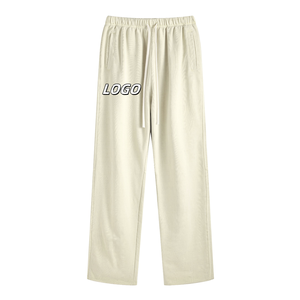 Pantalon de survêtement baggy écologique unisexe Pantalon de jogging large et épais Streetwear en coton avec logo personnalisé OEM imprimé numériquement - Product Image 5