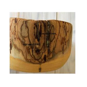 Prix usine excellente qualité naturel personnalisé vente chaude bol en bois résine salade servant Table à manger décorative - Product Image 1