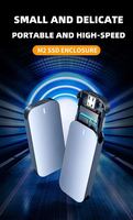 SSD Mini M.2 PSSD 256GB/512GB/1TB/2TB Antarmuka Tipe-C Transfer 6Gbps Kecepatan Baca/Tulis 501-600MB/s SSD Eksternal Portabel