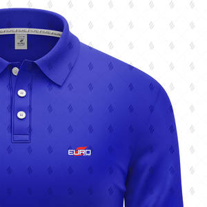 Logo personnalisé, tricot uni pour hommes, pour chemise, vêtements de sport respirants et confortables, pour uniforme d'entreprise et vêtements d'équipe - Product Image 2