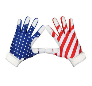 Guantes de bateo de béisbol y softbol para hombres de alta calidad Cuero de primera calidad para posición de receptor Suave y cómodo - Product Image 1