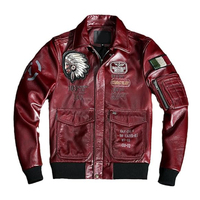 Blouson aviateur pour homme en cuir véritable 100% avec patchs, veste de moto vintage, streetwear, veste zippée tendance, logo personnalisé
