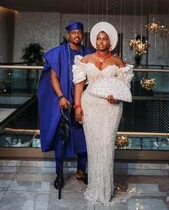 Foulard africain Hido Dhisan multicolore à plusieurs couches, grande taille, couvrant toute la tête, respirant, avec détails en dentelle perlée - Product Image 2