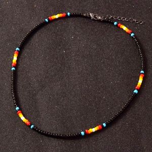 สร้อยคอโชคเกอร์ประดับลูกปัดที่มีน้ำหนักเบาสำหรับงานปาร์ตี้และงานเทศกาลต่างๆสร้อยคอลูกปัดแบบปรับแต่งได้ - Product Image 3