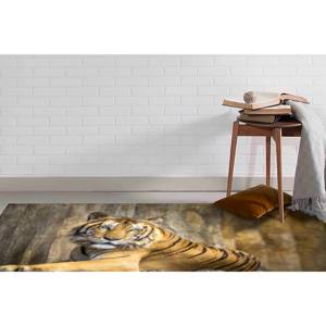 Tapis imprimé motif tigre : bureau, man cave, décoration extérieure, tapis en velours - Product Image 2