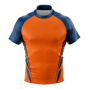 Maillot de rugby de meilleure qualité, vêtements d'entraînement sur mesure en polyester à manches courtes, vêtements de sport, chemises de rugby - Product Image 4