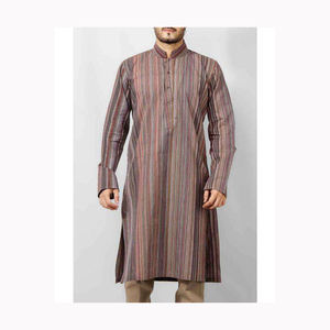 Latest <b>Men</b> Kurtas & Shalwar Kameez Eid Collection 2018 Cotton <b>Kurta</b> Shalwar for <b>Men</b> for Sale - Product Image 4
