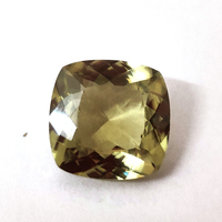 Pierre précieuse en vrac Zultanite Jaune à changement de couleur naturel, taille coussin 15x15mm, poli miroir, vente en gros usine